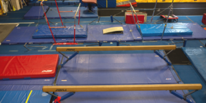 Gymnastics Training at Pride balance beams