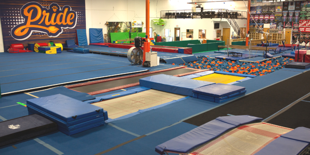 Training with trampolines and double mini